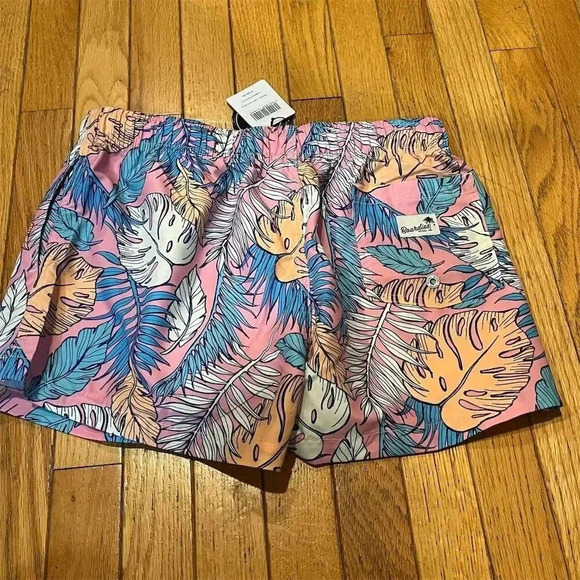 Boardies Jungle Leaf Swim Shorts Multicolor Size M Quick-Dry - Picture 6 of 6